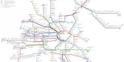 Vienna tram line d map