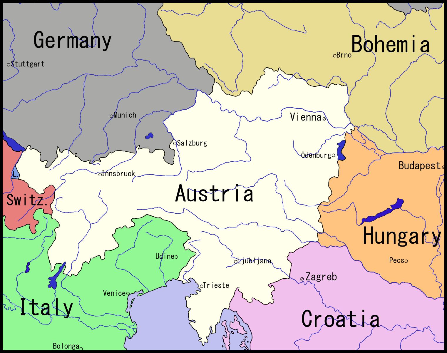 Vienna Austria World Map - United States Map