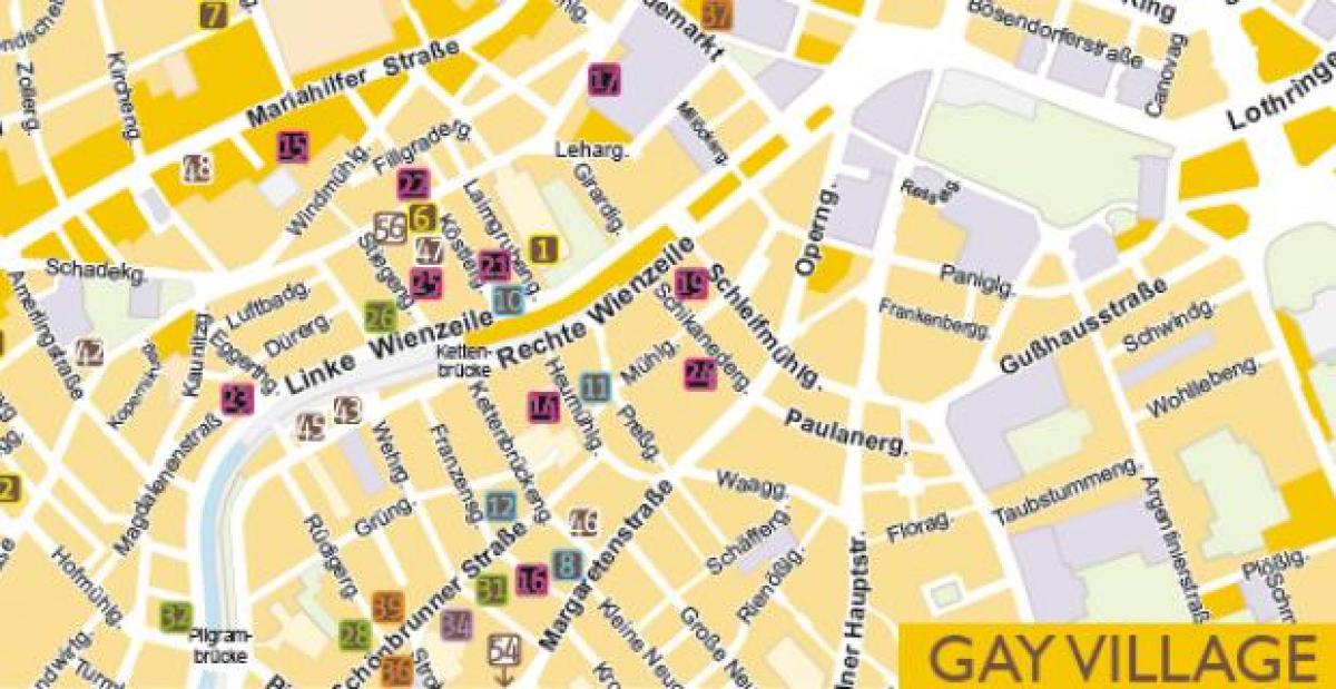 Map of gay Vienna