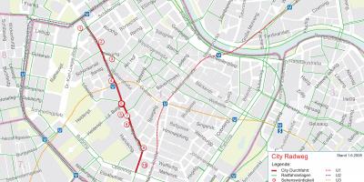 Vienna bike map