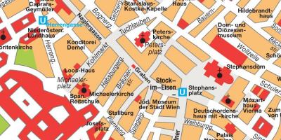 Vienna centrum map