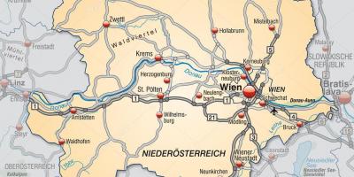 Map of schwechat 