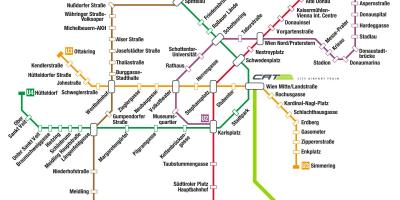 Wien train map