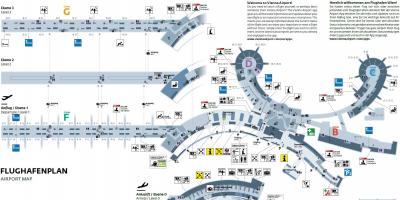 Vienna Austria airport map