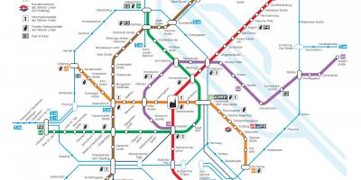 Vienna Austria subway map