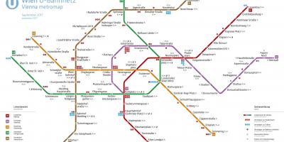 Map of Vienna metro app