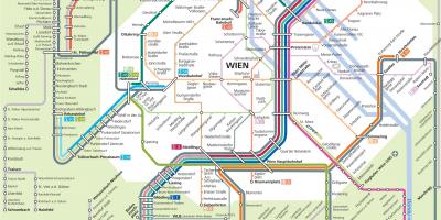 Vienna light rail map