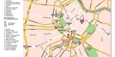 Map of Vienna ring road 