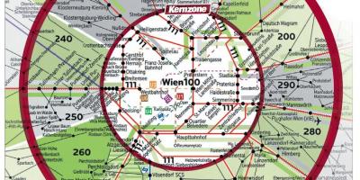 Wien 100 zone map